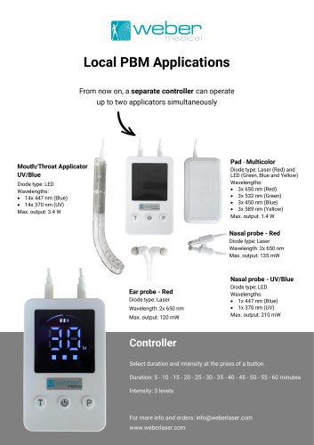 Nasal, ear, mouth / throat, and area applicators for home-use