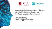 Presentation LED Helmet / Transcranial PBM - 1