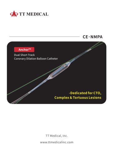 Anchor&trade; Dual Short Track Coronary Dilation