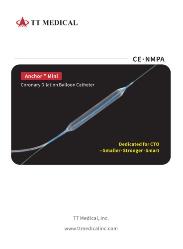 Anchor&trade; Mini Mini Coronary Dilatation Balloon
