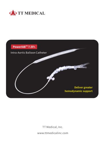 PowerIAB&trade; 7.5Fr Intra-Aortic Balloon Catheter