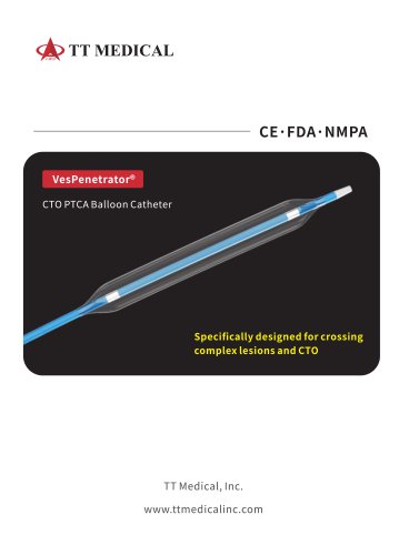 VesPenetrator&reg; CTO PTCA Balloon Catheter