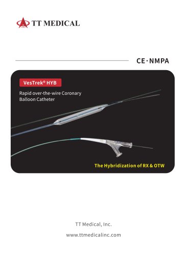 VesTrek&reg; HYB Rapid over-the-wire Coronary Balloon Catheter