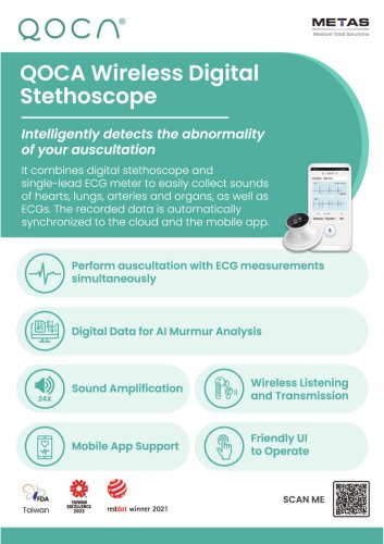 Wireless Digital Stethoscope_Flyer_B5