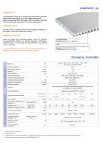 Sandwich panel COMPOCEL AL - 3