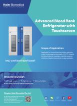 Advanced Blood Bank Refrigerator with Touchscreen - 1