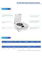 Benchtop high-speed refrigerated centrifuge LX-155T500R - 3