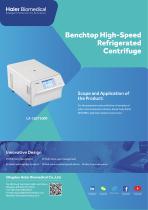 Benchtop high-speed refrigerated centrifuge LX-185T100R - 1