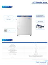 Haier -40ºC Biomedical Freezer DW-40L92 Flyer V3-3