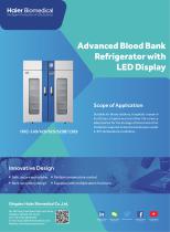 Haier Advanced Blood Bank Refrigerator with LED Display - 1