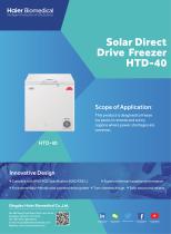 Haier Solar Direct Drive  Freezer HTD-40 V6 - 1