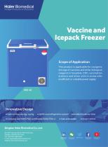 Haier Vaccine and Icepack Freezer HBD-86 - 1