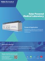 Solar powered medical laboratory - 1