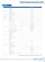 TwinCool Frequency Conversion ULT Freezer - Haier Biomedical - PDF ...