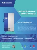 TwinCool ULT Freezer With LED Display - 1