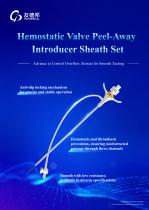 Hemostatic Valve Peel-Away Introducer Sheath Set-1