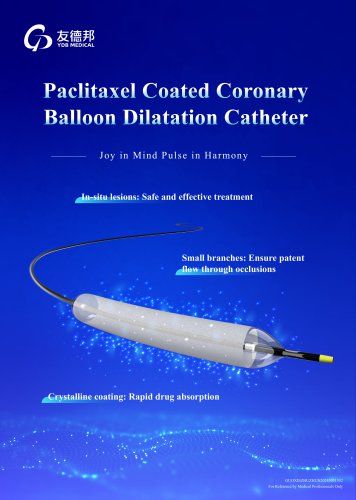 Paclitaxel Coated Coronary Balloon Dilatation Catheter