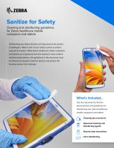 Cleaning and Disinfecting Guidelines for Zebra Healthcare Mobile Computers and Tablets