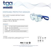 TGA-PG-004 GOGGLES Without Valve - 1