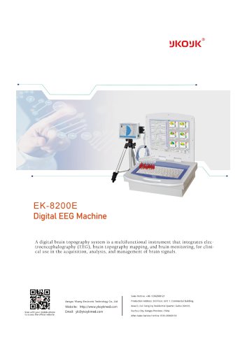  Yikang Medical Digital EEG Topography Machine EK-8200E
