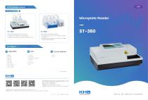 KHB ST-360 ELISA Microplate Reader Brochure - 1