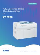 KHB ZY-1200 Fully Automatic Clinical Chemistry Analyzer Brochure - 1