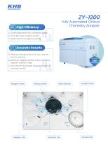 KHB ZY-1200 Fully Automatic Clinical Chemistry Analyzer Brochure - 2