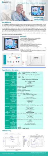 Medical tablet on Computer cart MF10