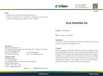 CW3126 Column method Viral DNA/RNA Extraction Kit IFU - 1