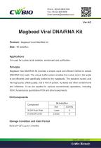 CW3131 Magbead Viral DNA/RNA Extraction Kit Flyer - 1