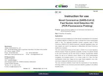 IFU-CW3130M One-step COVID-19 qPCR detection kit - 1