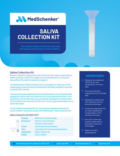 SALIVA COLLECTION KIT