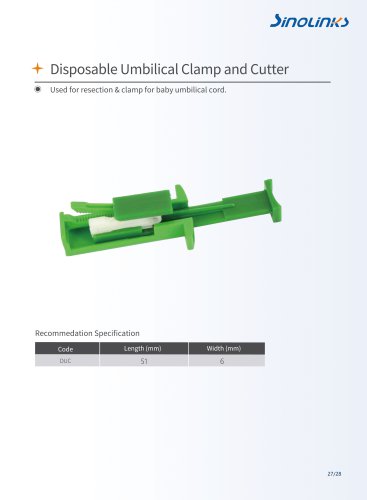 umbilical clamp and cutter