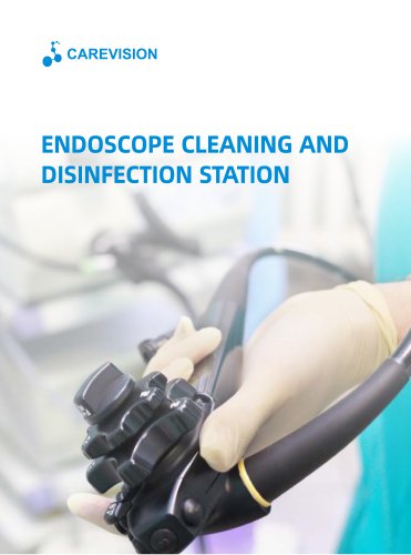 Endoscope cleaning and disinfection station