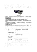 Physiological Data Acquisition System PM-FCP8-1