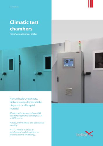 Climatic test chambers for pharmaceutical sector