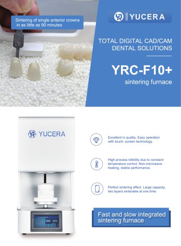 YRC-F10 Dental Sintering Furnace Product Manual