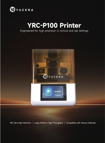 YRC-P100 3D printer Brochure