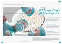 Ceiling-mounted surgical light Ultra thin KS-7050-3