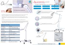 Wood lamp on casters KS-1088U-6