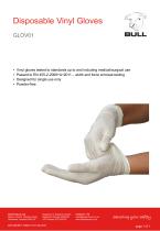 Vinyl Disposable Gloves (Medium) VGLOVM02 - 1