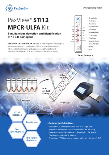 PaxView&reg; STI12 MPCR-ULFA Kit