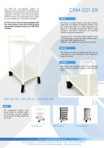 CRM 001 2R - Non-magnetic Trolley - 2 shelves - 2