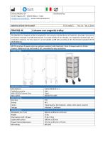 CRM 001 4C - MRI Trolley 4 Drawers