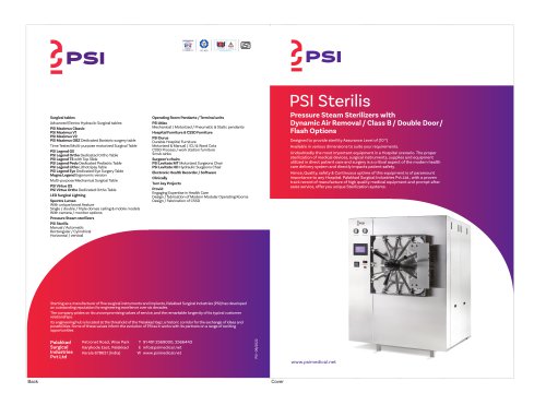 PSI Sterilis Steam Sterilizer