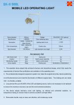 Suxin SX-500 Petal mobile operating light