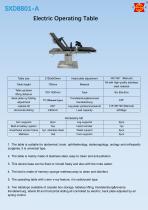 Suxin SXD8801-A operating table two tabletops