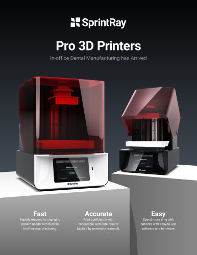 Pro 3D Printers