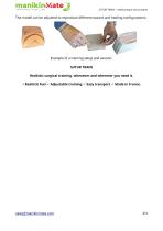 SUTUR-TRAIN synthetic human skin model with subcoutaneus layer-3