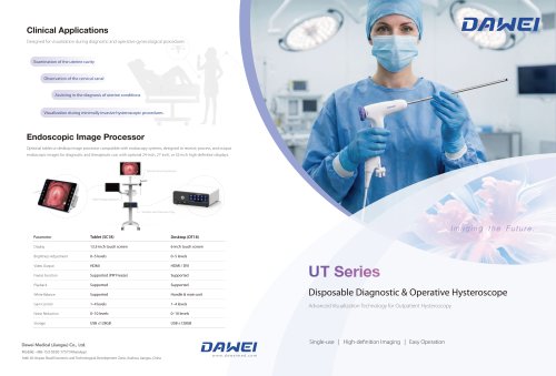 UT Series- Disposable Diagnostic & Operative Hysteroscope